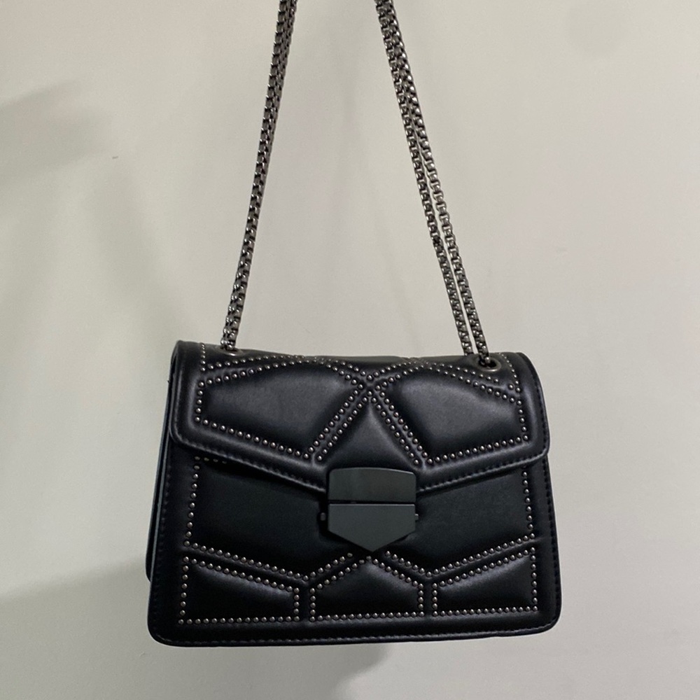 Never Worn Black studded purse